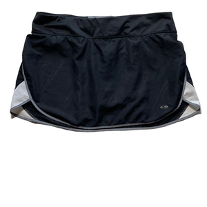 Champion Tennis Golf Skort Skirt Womens Large Compression Shorts‎ Stretch Black